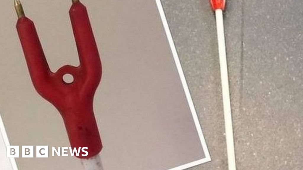Cattle prod seized by police in Omagh BBC News