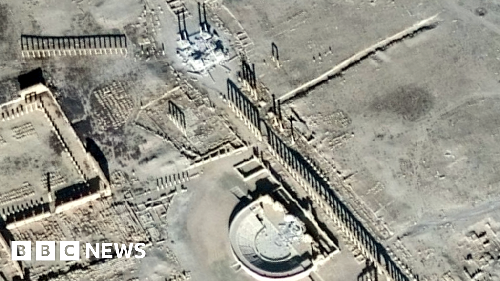 Syria Is Destroys Part Of Palmyra S Roman Theatre Bbc News