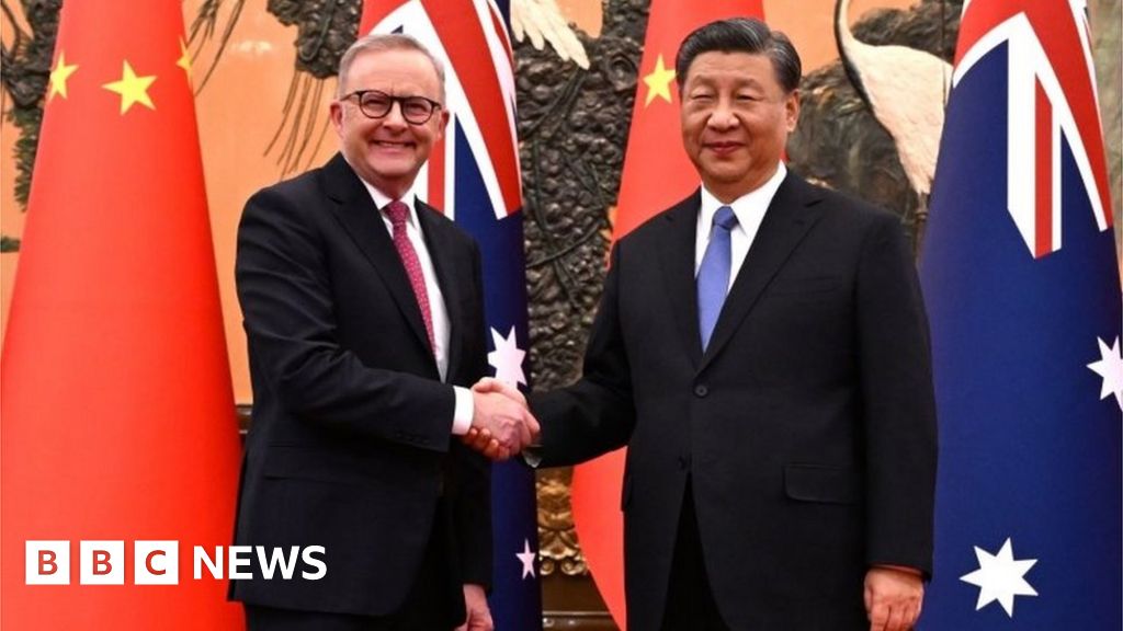 El primer ministro australiano Albanese se reúne con Xi Jinping en una esperada visita a China