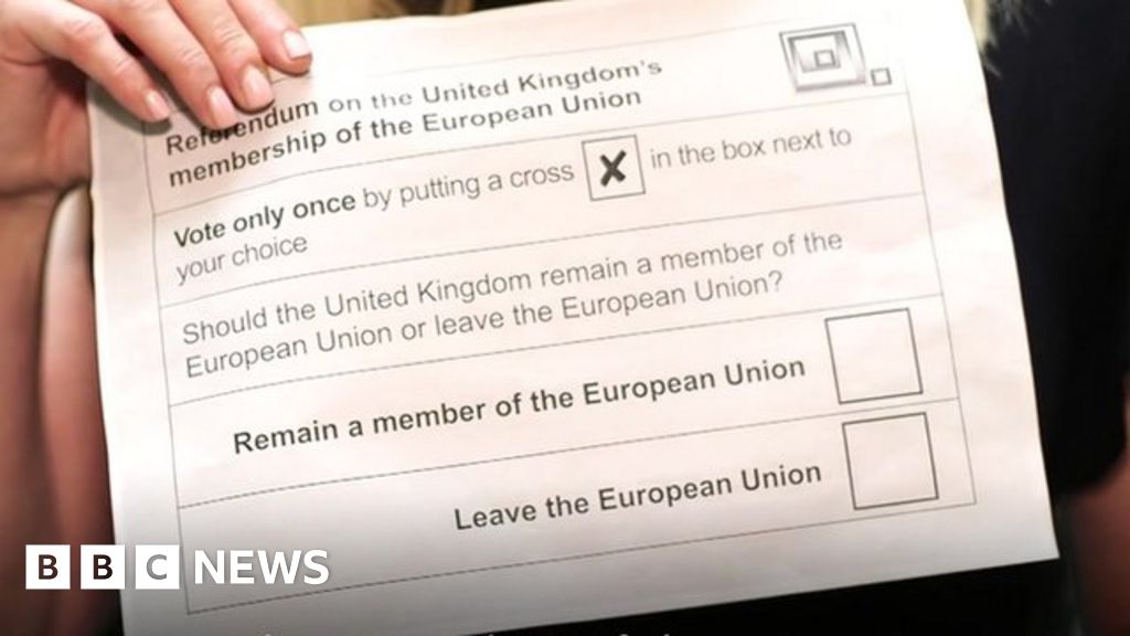 Eu Referendum When And How To Cast Your Vote Bbc News