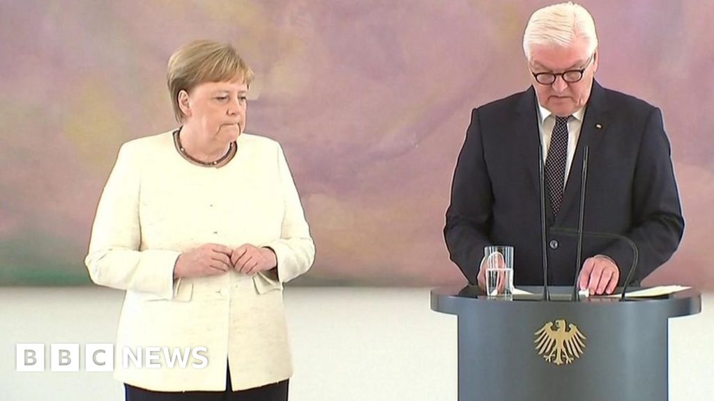 Germanys Angela Merkel Seen Shaking For Second Time Bbc News 9682