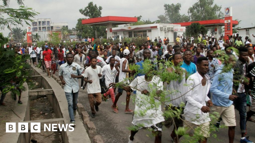 Dr Congo Election 17 Dead In Anti Kabila Protests Bbc News