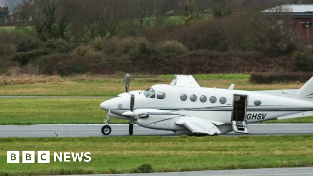 Exeter Airport crash landing pilot escapes unhurt BBC News