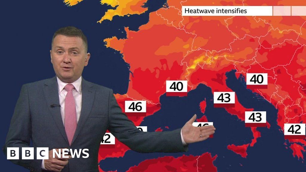 Watch: How hot will it get in southern Europe heatwave?