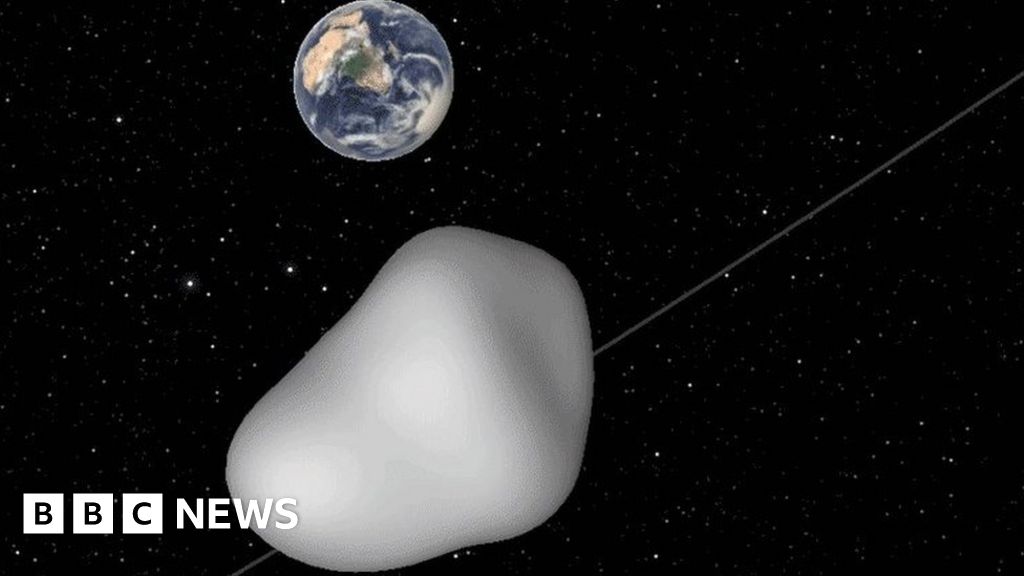 Asteroid flyby to test warning systems