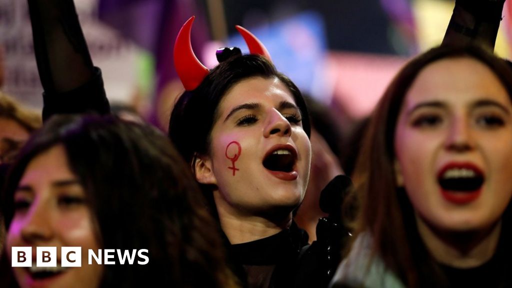In pictures: International Women’s Day around the globe
