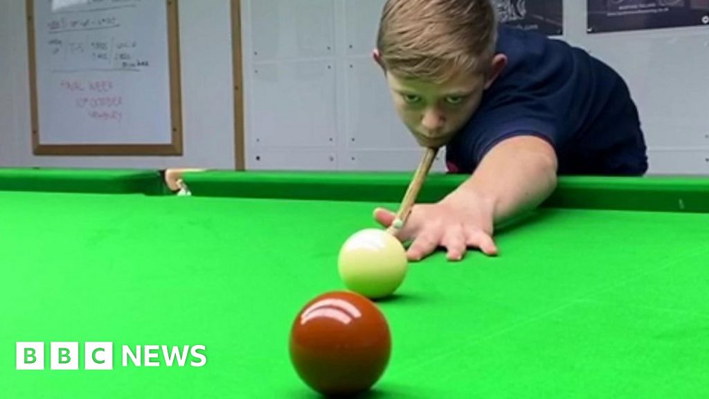 Being a snooker champion at 12 years old