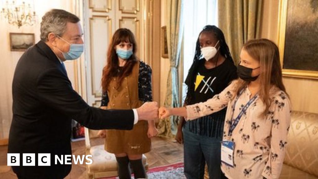 Climate change: Youth have 'every right to be angry' says UK PM