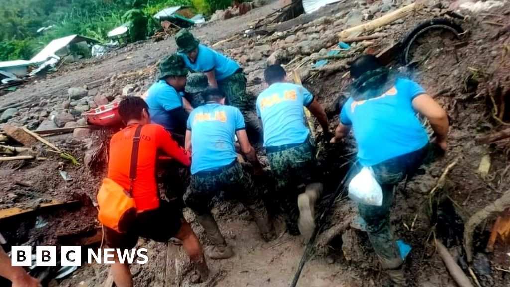Philippines storm Nalgae kills dozens in floods and mudslides – BBC