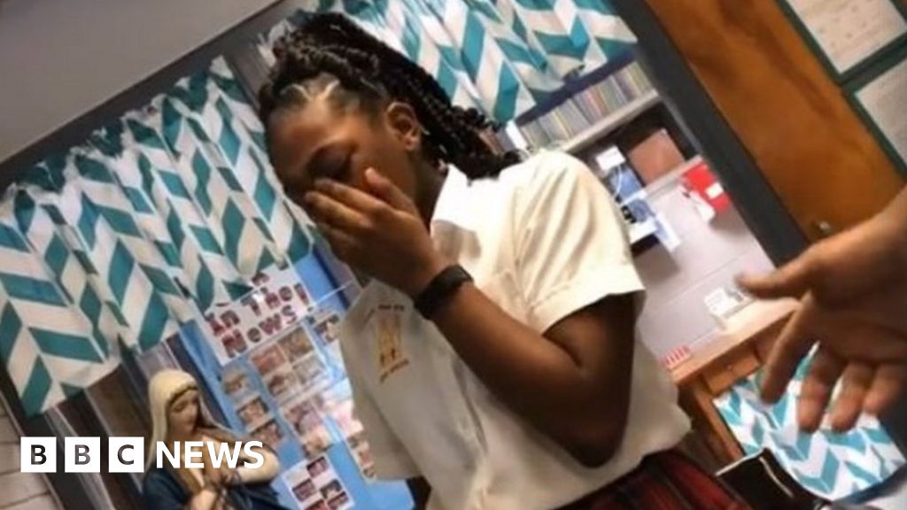 US school faces backlash after black student's 'unnatural hair' criticised