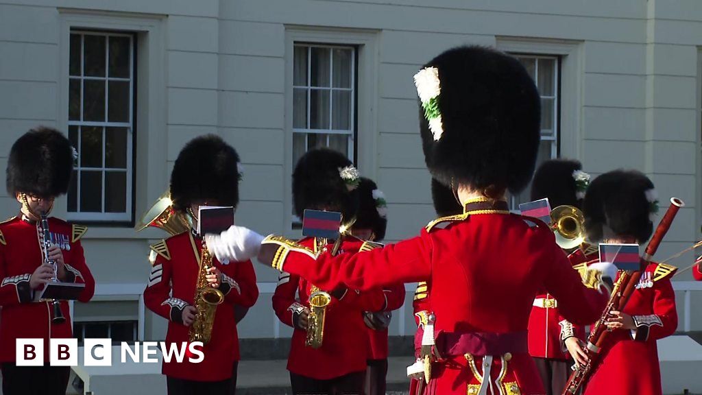 Fifa Women's World Cup final: Welsh Guards in musical tribute to Lionesses