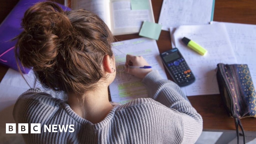 Good grades and a desk 'key for university hopes' - BBC News