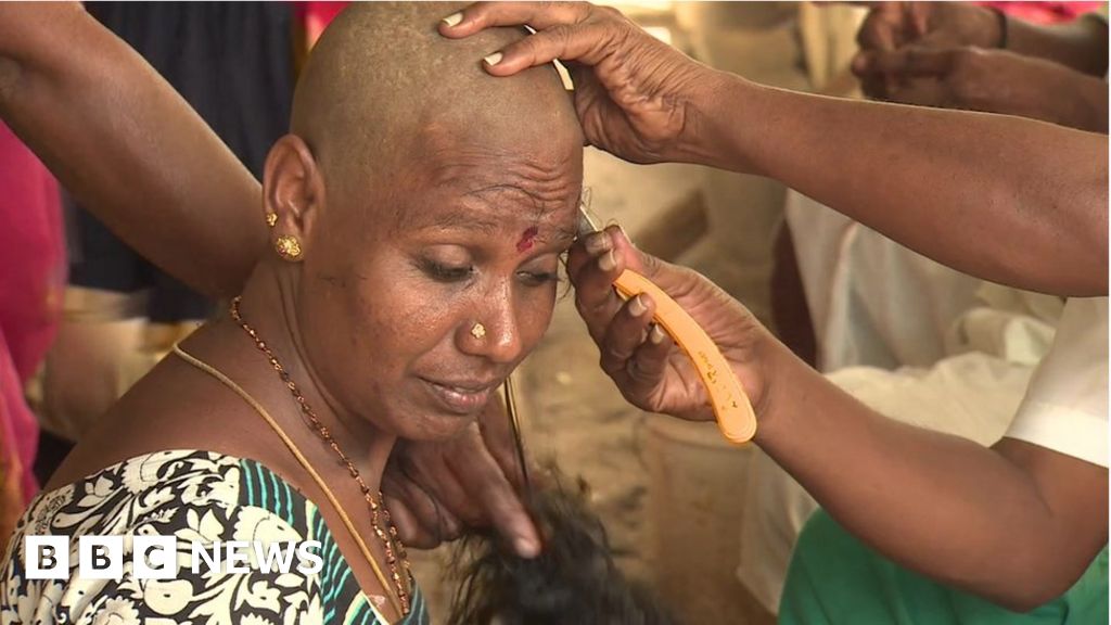 How India's human hair factory helps Africa - BBC News
