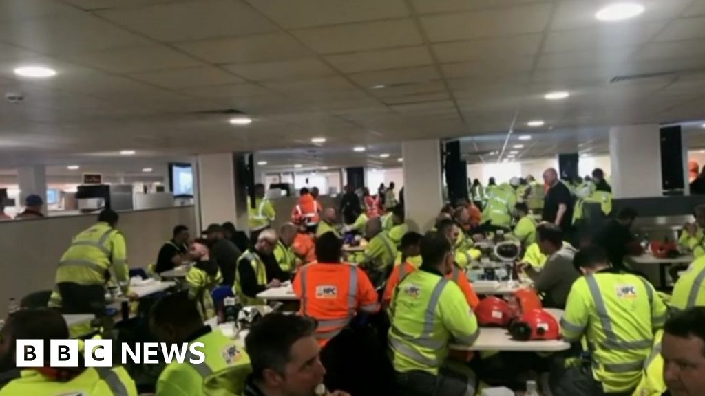 Hinkley Point C Nuclear Power Station Workers End Mass Sit-in