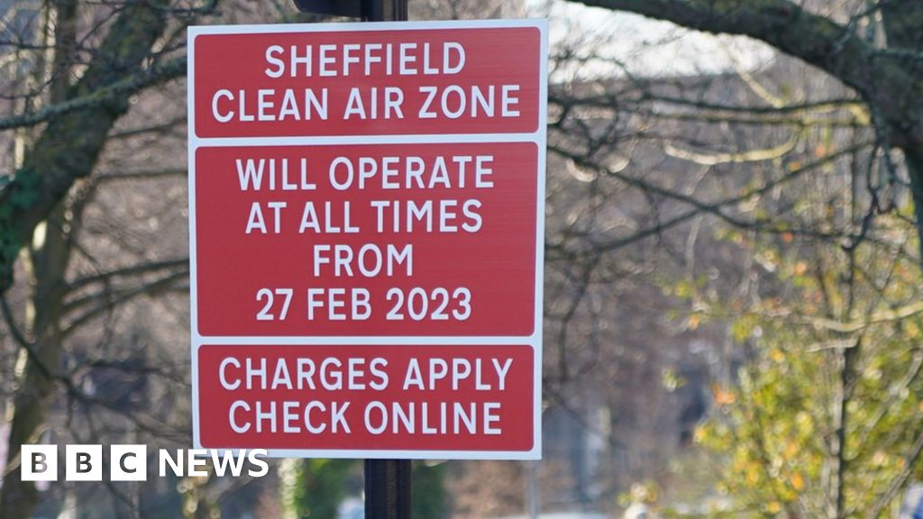 Sheffield clean air zone Charges begin in plan to beat pollution BBC