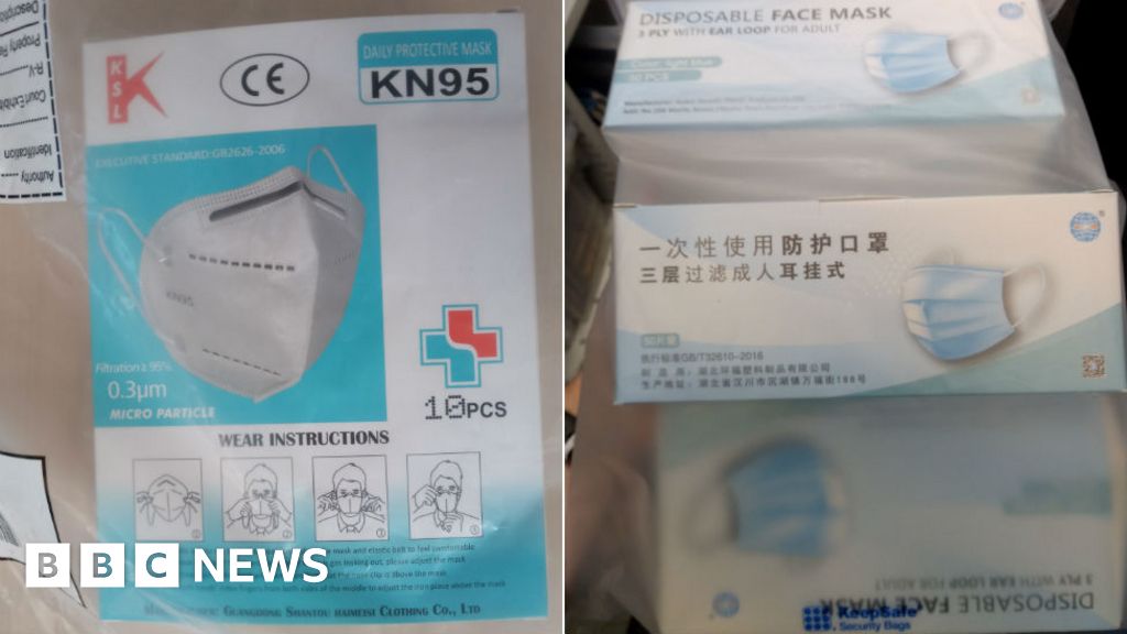 Coronavirus Mislabelled face masks 'put public at risk'