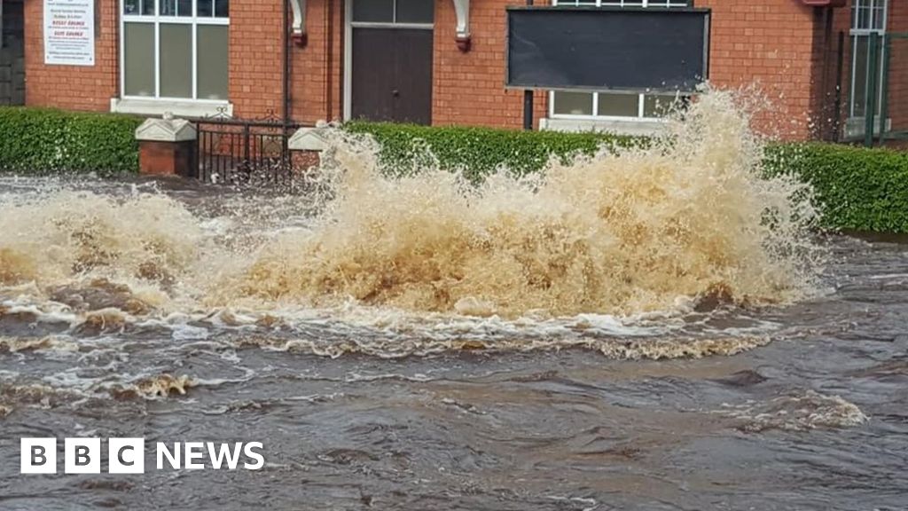 water main burst near me