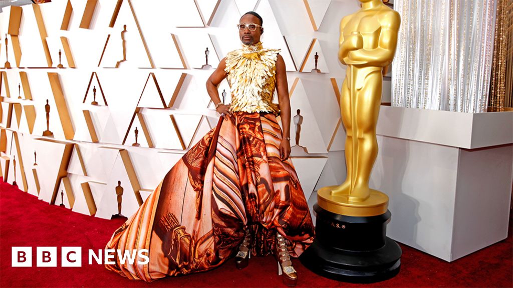 Oscars 2020 Pictures Red Carpet Glamour Bbc News