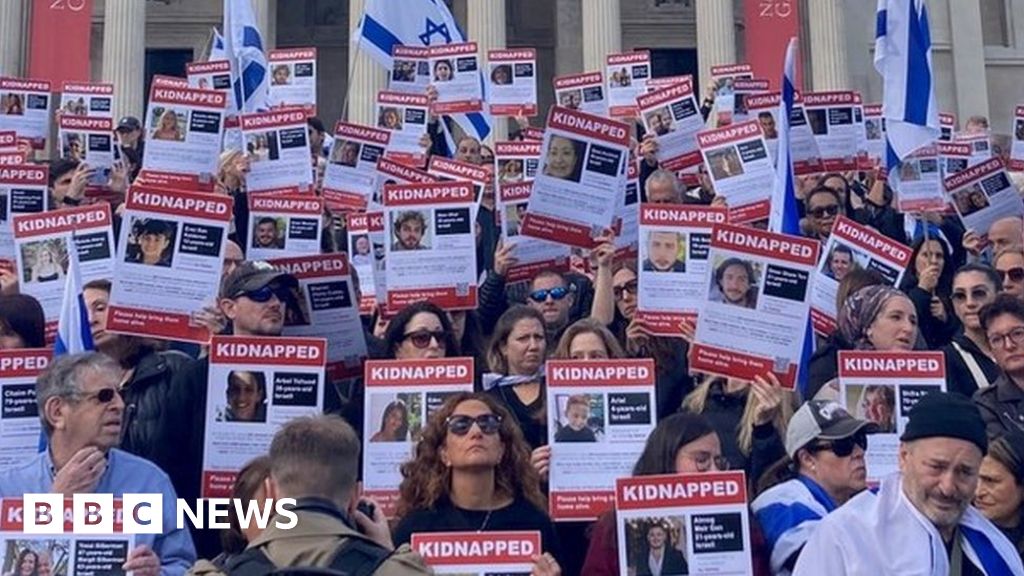 Pro-Israel protest in London calls for return of hostages