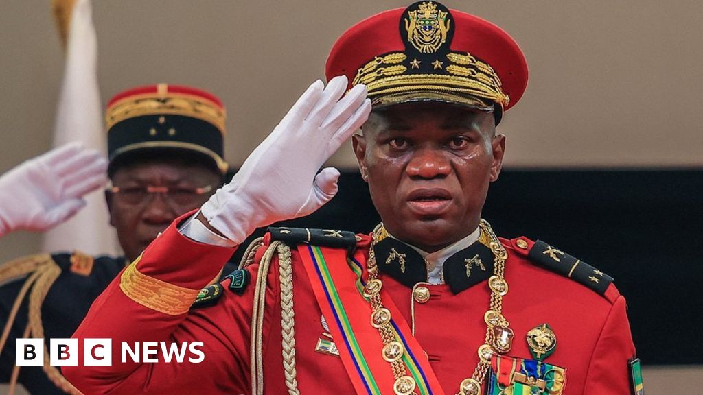 Gabon coup leader Gen Ngeuma hailed as a Moses-like figure