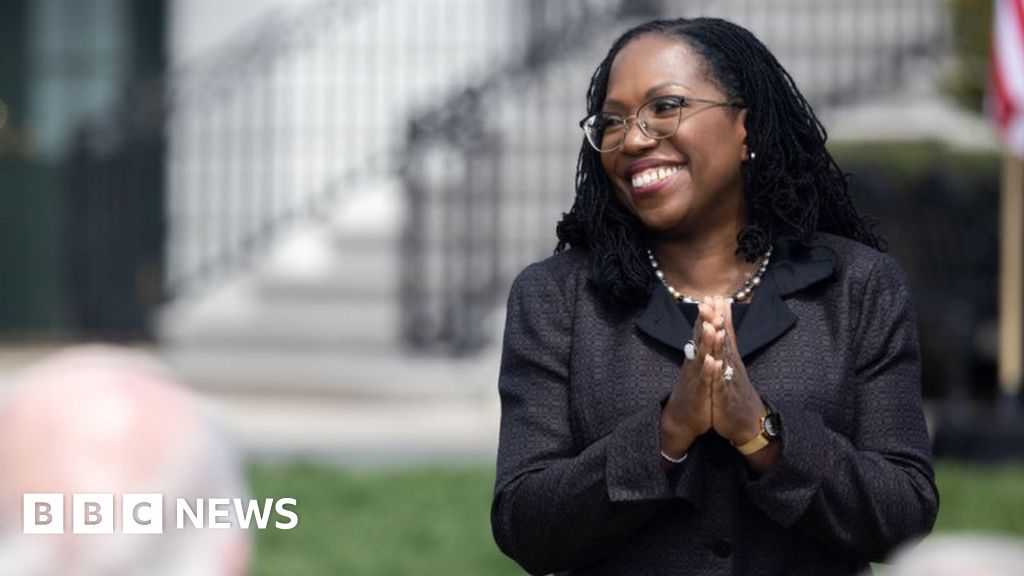 Ketanji Brown Jackson sworn in as first black woman on US top court