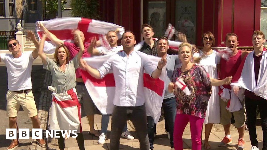 World Cup 2018: EastEnders cast sing 'It's coming home ...