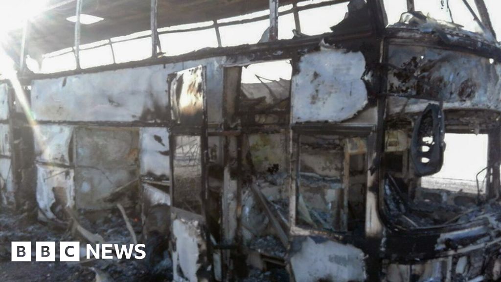 Bus inferno in Kazakhstan kills 52
