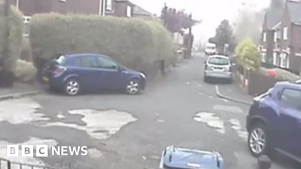 Sunderland house explosion caught on camera BBC News