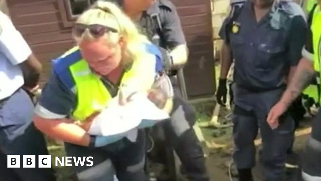 Newborn baby rescued from storm drain