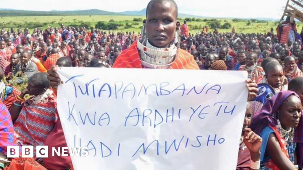 Maasai Displaced After Huts Burned In Tanzania Bbc News