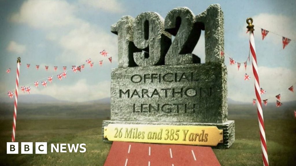 why-is-the-marathon-26-miles-and-385-yards-long-bbc-news