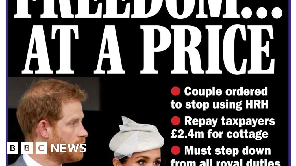 Newspaper headlines: 'Freedom at a price' as Queen seals ...