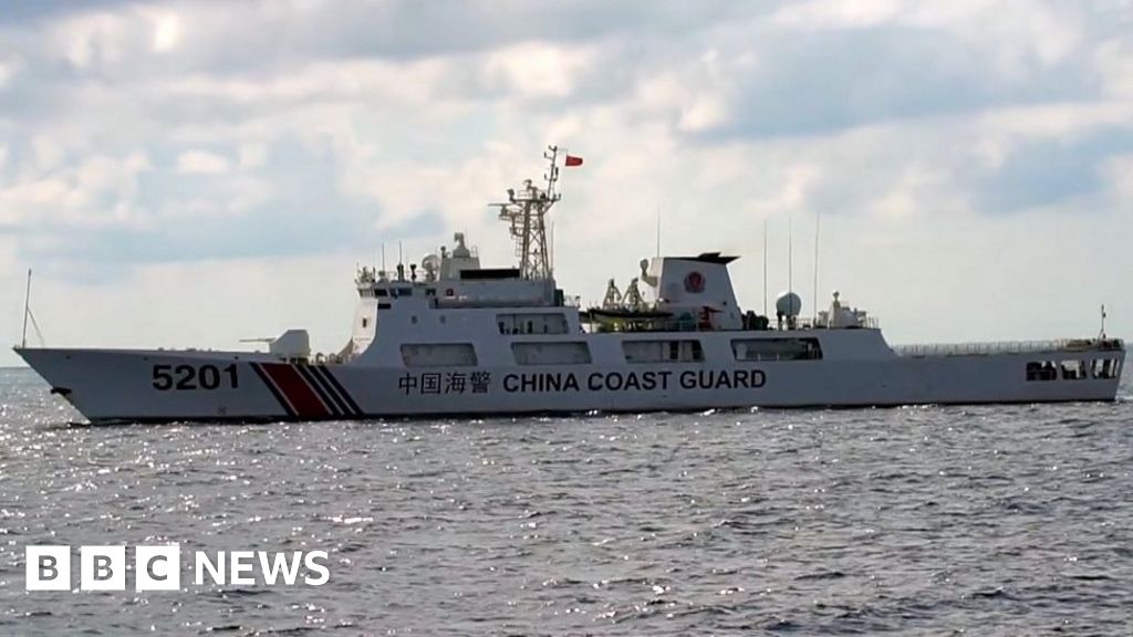 South China Sea: Watch Philippines and China coast guard standoff