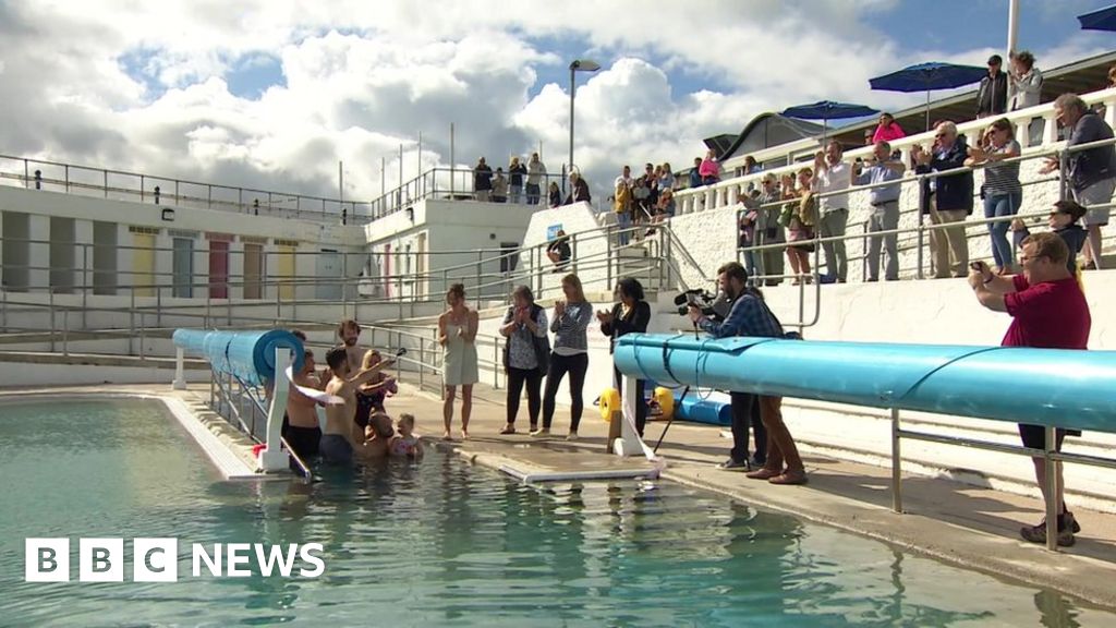 UK's 'first geothermal lido' opens in Cornwall