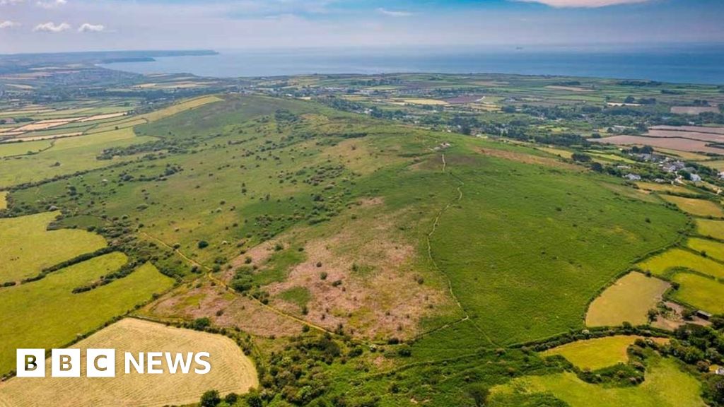 Cornish hill near Helston listed for sale for £150,000