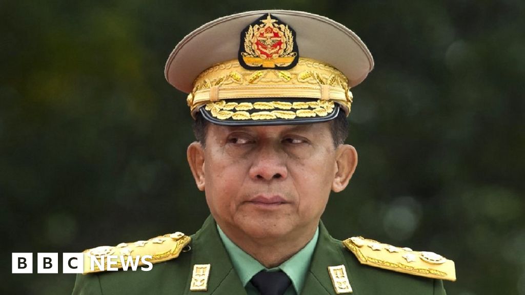 Myanmar army general Min Aung Hlaing excluded from leaders’ summit – BBC News