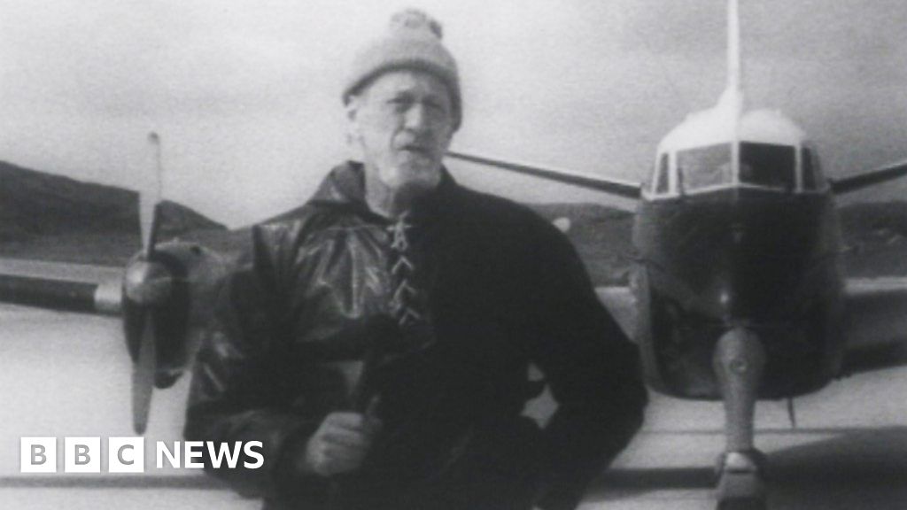 Scottish island airports then and now