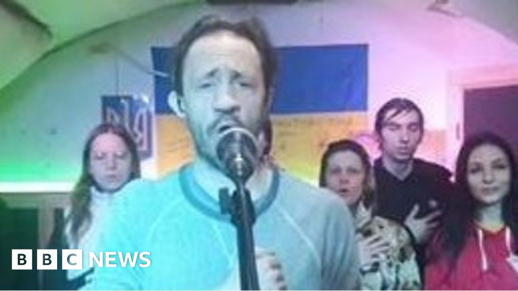 The Ukrainian band live-streaming from a bomb shelter