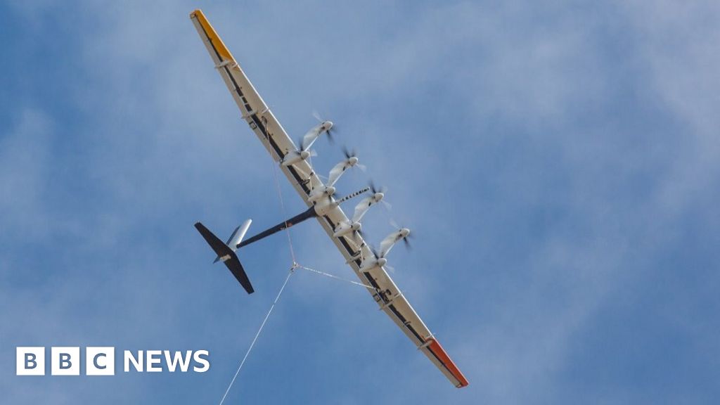 Could high-flying drones power your home one day? - BBC News