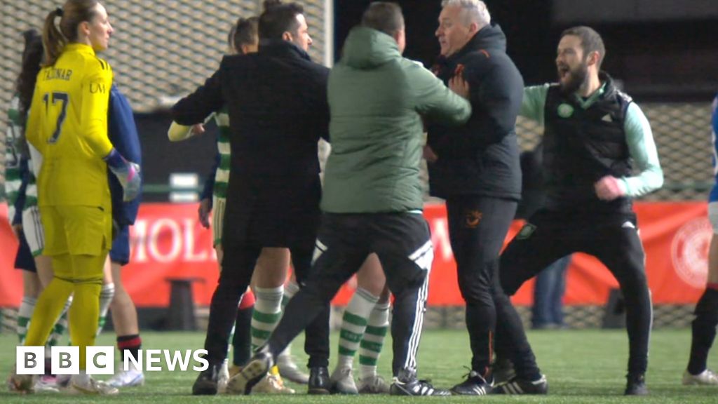Investigation under way after Rangers coach appears to headbutt Celtic