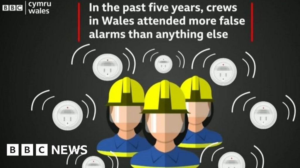 False alarms costs fire services £3m in Wales annually BBC News