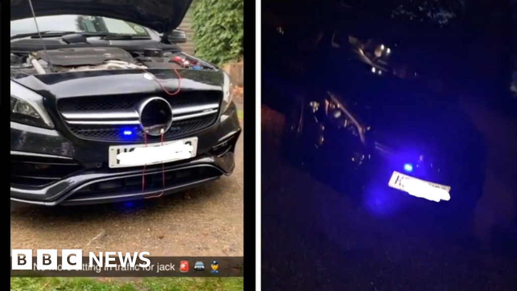 Driver Caught Bragging About Fake Police Lights On Tiktok