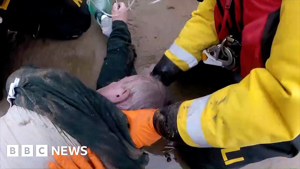 RNLI Angler knocked unconscious revived by volunteers