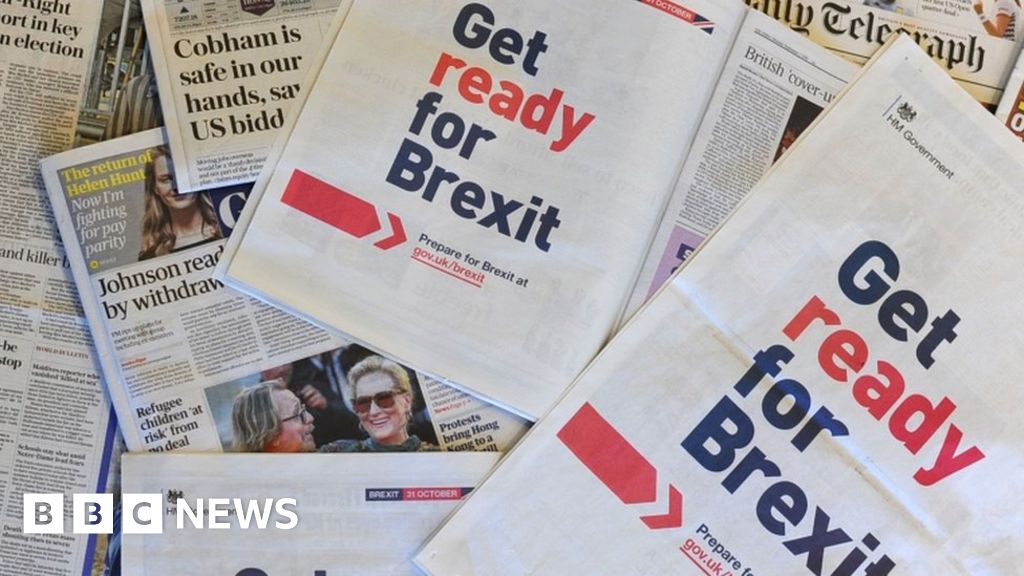 Get Ready For Brexit Advertising Campaign Launches Bbc News