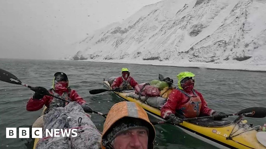 Edinburgh adventurer sets two world records kayaking Arctic's Northwest