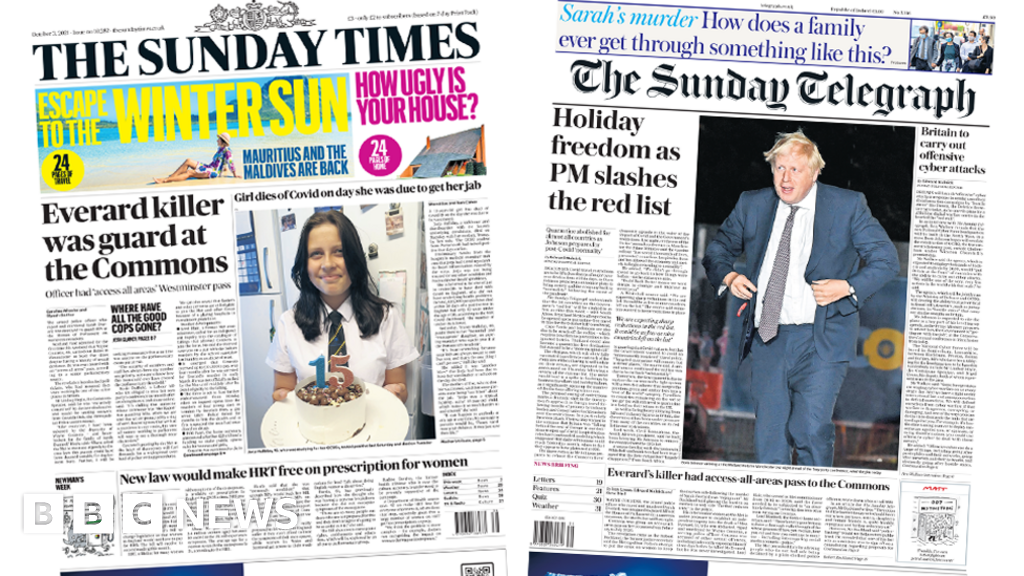 The Papers: Couzens a Commons guard, and PM to cut red list