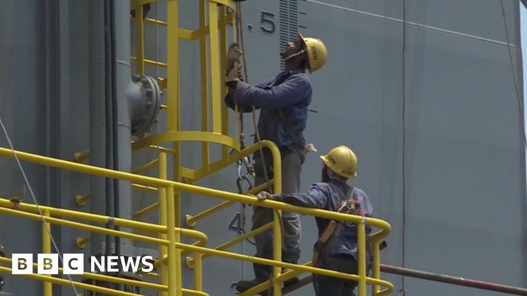 North Sea Rig Creates Jobs In Singapore Bbc News