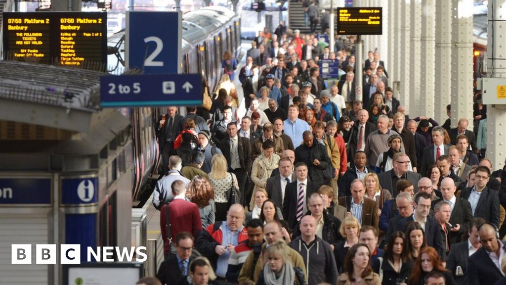 File photo dated 2013 showing passengers leaving the platform at Paddington Station.
