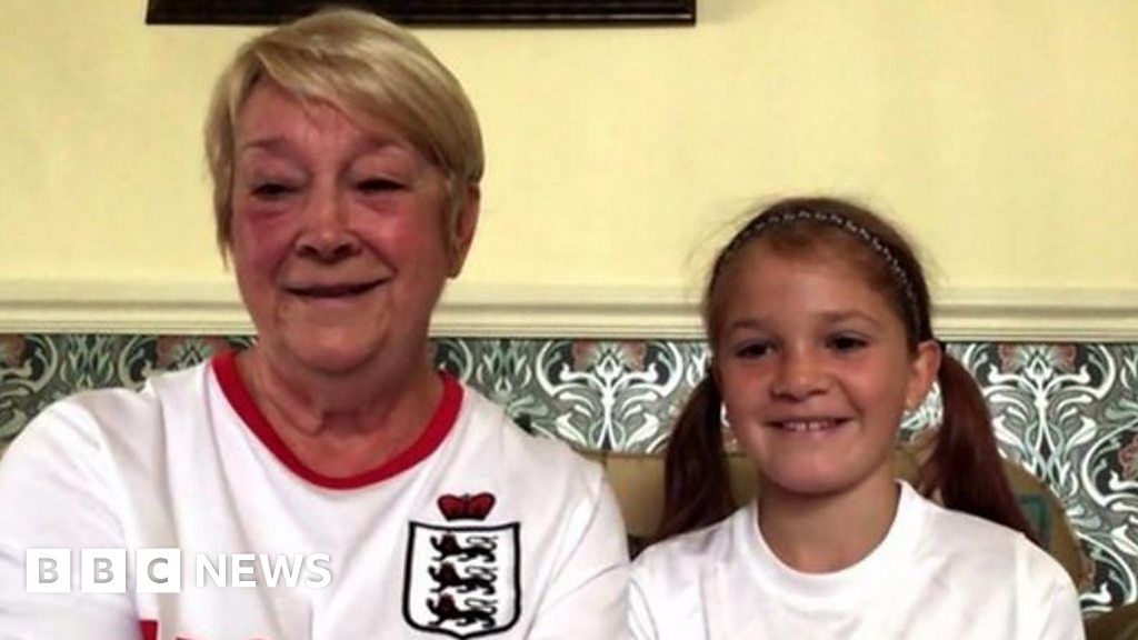 Euro 2022: Young England fan whose dance went viral speaks to BBC