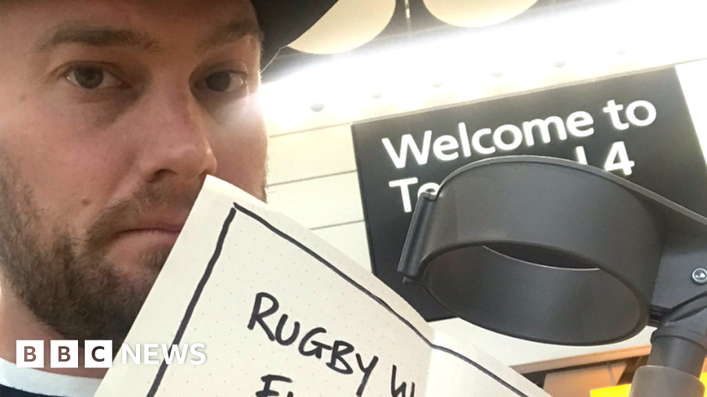 England rugby fan: 'Mates dared me to go to Japan for the World Cup Final'